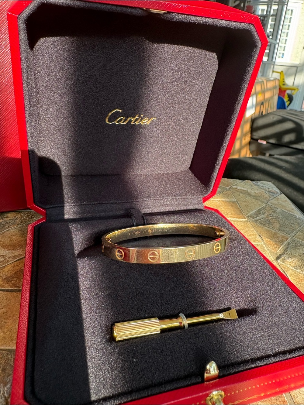 Cartier 18K gold Love Bracelet